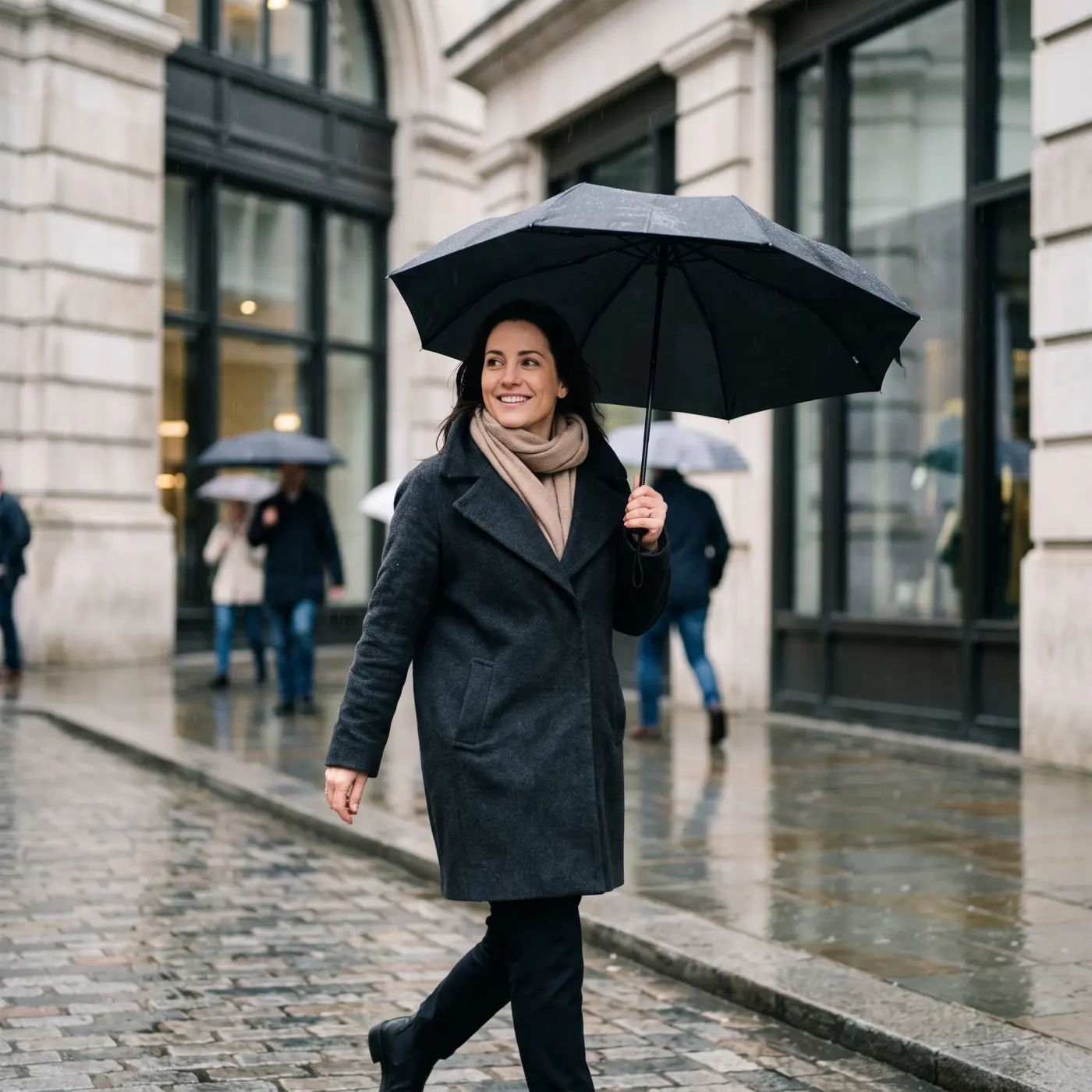 Paraply og regn
