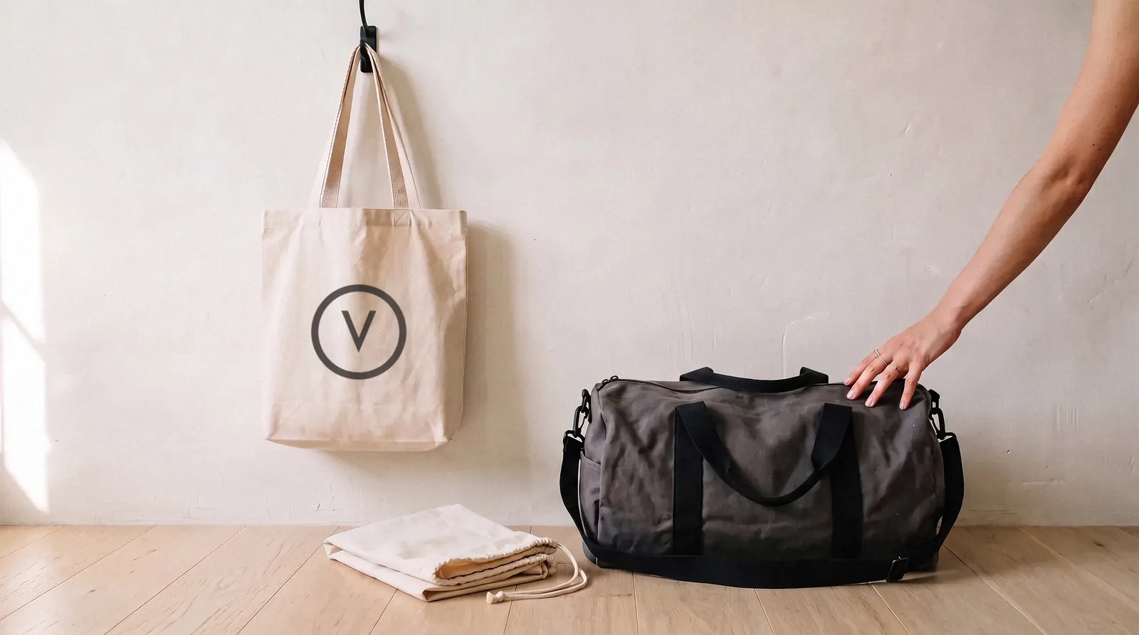 Fabric and shopping bags