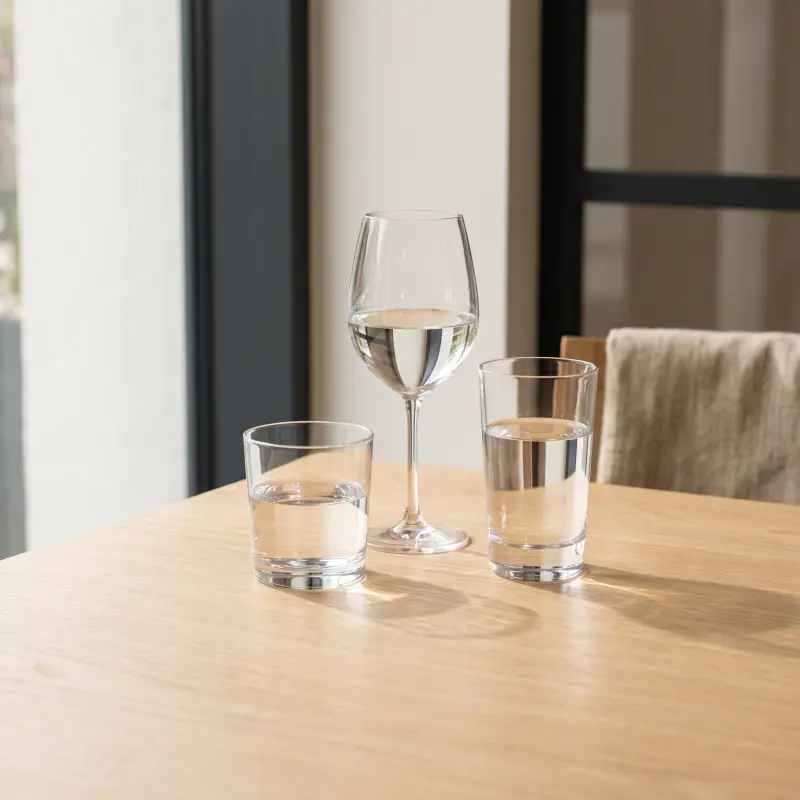 Glas, kopper og krystal